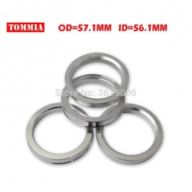 TOMMIA 57.1-56.1 Hub Centric Rings Alloy Wheels Spigot Rings Centre Rings 57.1OD 56.1ID