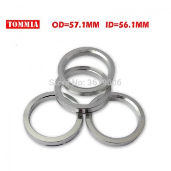 TOMMIA 57.1-56.1 Hub Centric Rings Alloy Wheels Spigot Rings Centre Rings 57.1OD 56.1ID