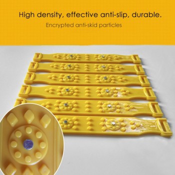 10pcs Emergency Car Tire Chain Winter Beef Tendon Thickening Snow Chain 10pcs Anti-skid Snow Chain Tire Protection Car Safety