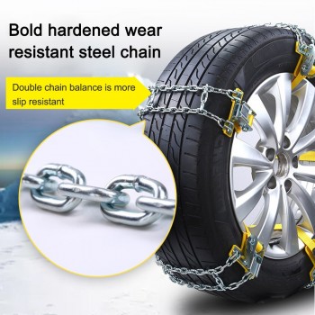 2018 Metal Anti-skid Chain Auto Anti-skid Snow Tire Chains Car Skid Belt  for Car Truck SUV Anti-Skid Emergency Driving