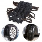 Black Auto Wheel Tyre Emergency Anti Skid Chain Off-road Vehicle SUV Universal Winter Snow Anti-skid Tire Chains Car Accessories