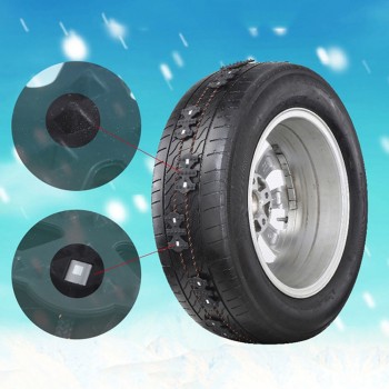 Black Auto Wheel Tyre Emergency Anti Skid Chain Off-road Vehicle SUV Universal Winter Snow Anti-skid Tire Chains Car Accessories
