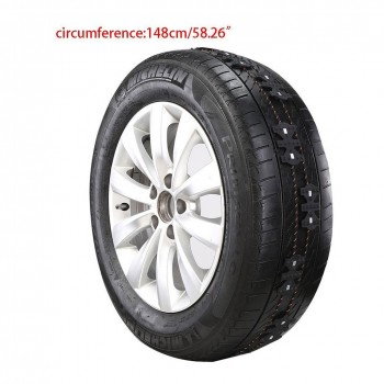 Black Auto Wheel Tyre Emergency Anti Skid Chain Off-road Vehicle SUV Universal Winter Snow Anti-skid Tire Chains Car Accessories