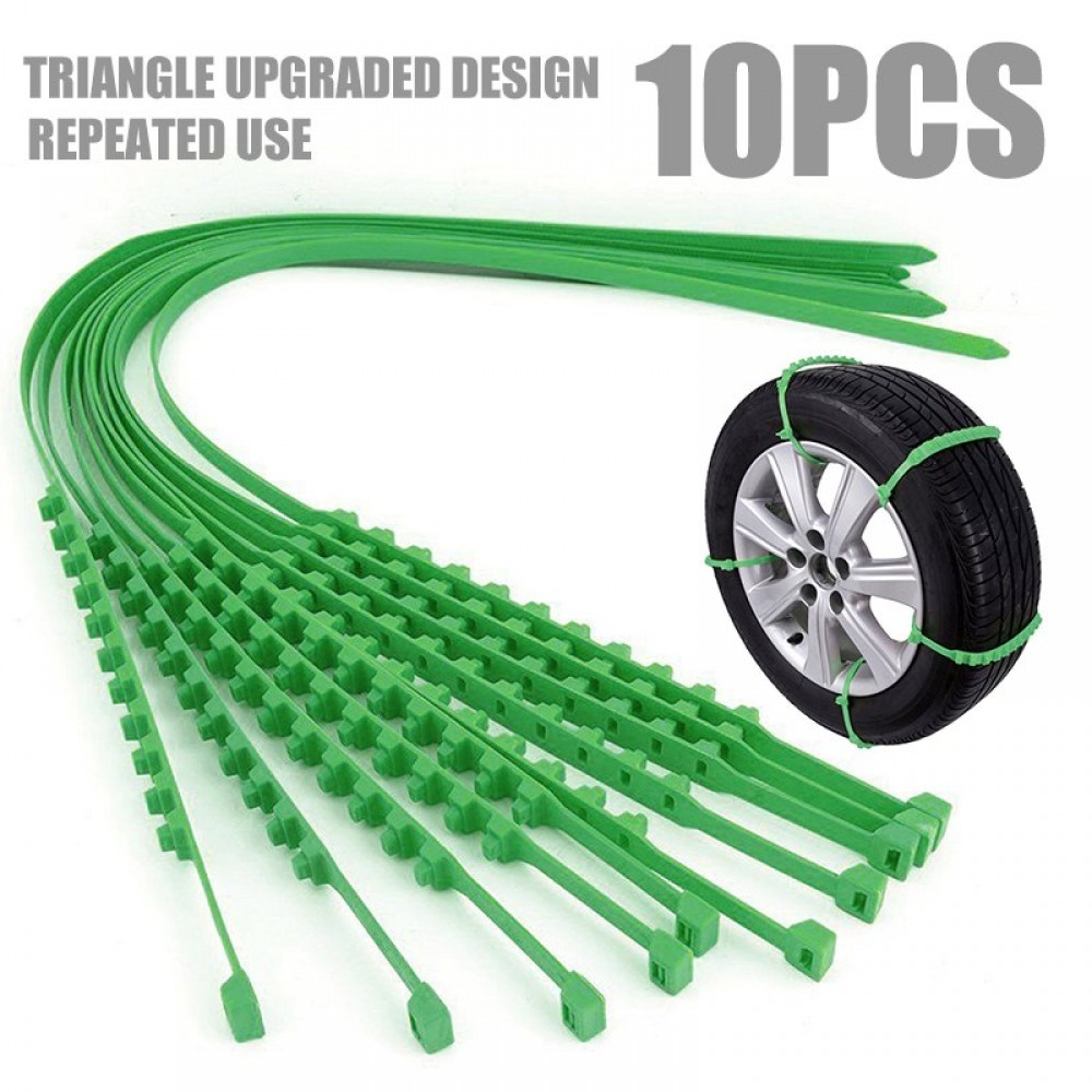 10pcs Lot Car Universal Mini Plastic Winter Tyres Wheels Snow Chains For Suv Car-Styling Anti-Skid Autocross Outdoor