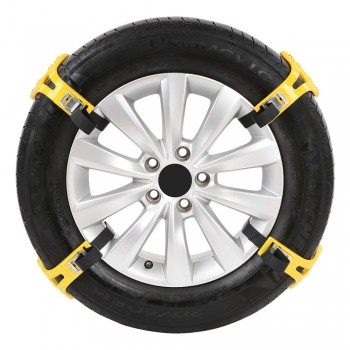 Car Snow Chain Black Yellow Tire Anti-skid Belt Automotive Passenger Vehicle Snow Chains Anti Wheel Slip Chain