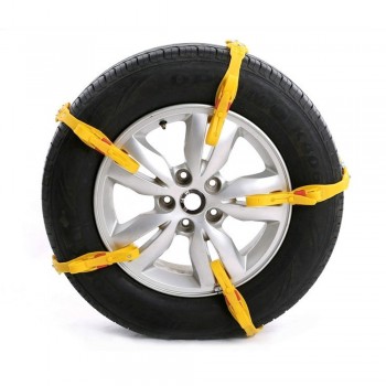 TPU Auto Tire Snow Chains Anti-Skip Belt Safe Driving For Snow Ice Sand Muddy Offroad For Most Car SUV VAN Wheel