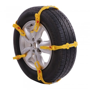 TPU Auto Tire Snow Chains Anti-Skip Belt Safe Driving For Snow Ice Sand Muddy Offroad For Most Car SUV VAN Wheel