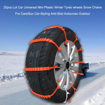 30 PCS Snow Tire Chain Anti-skid Chains for Car Truck SUV Winter Driving
