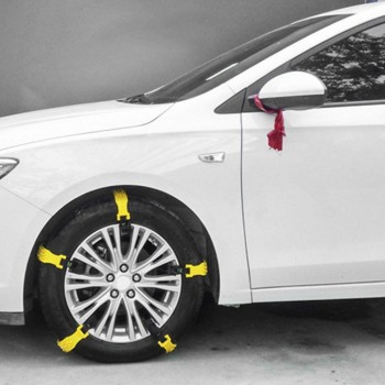 High Qulity 10pcs Car Snow Widened Tire Anti-skid Chain Universal Beef Tendon Thickening Snow Chain Winter Auto Parts Tire Chain