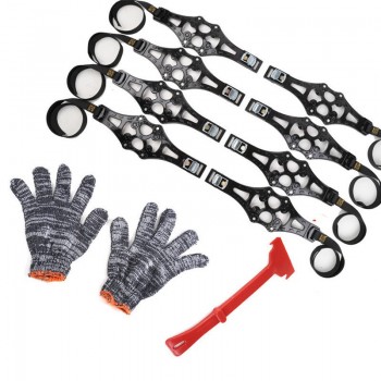 4 PCS/Pack Universal Car Tire Anti-skid Belt Emergency Tire Anti-skid Chain For Snow Road Sand Road