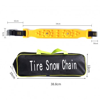 wupp Winter Anti-skid Chains for Car Snow Mud Wheel Tyre Thickened Tire Tendon Dec14 Drop Ship