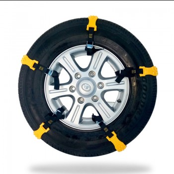 10pcs/set Snow Adjustable Anti-skid Safety Car Snow Tyre Chains Belt Beef Tendon Anti-skid TPU Chain Winter Truck Tire