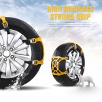 WHDZ 3pcs Car Tire Snow Chains Universal Car Suit 165-265mm Tyre Winter Slip Chains Climbing Mud Sandy Ground anti-skid chains