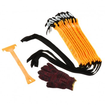 10pcs Anti Snow Chains of Car ,SUV Chain Tire Emergency Thickening Anti--Skid TPU Chain