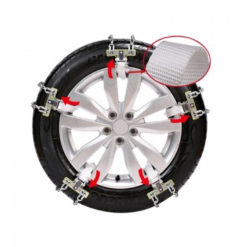 TOSPRA Durable Manganese Steel Car Tire Anti-skid Chain Easy Application Tire Belt Snow Road Ice Anti-skid Road Sand Road 1pcs