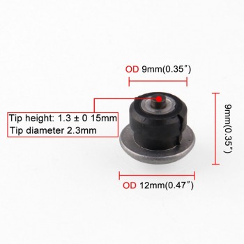 100pcs Snow Tire Studs,9mm Wheel Tyre Screws Winter Snow Tire Spikes for Car ATV Motorcycle Bike Shoes