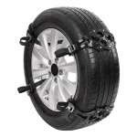 FLY5D Anti-Skid Tire Chain Suit 165-275mm Tyre PU Snow Tire Chains for Climbing Slope Muddy Ground Icy Ground Sandy Land