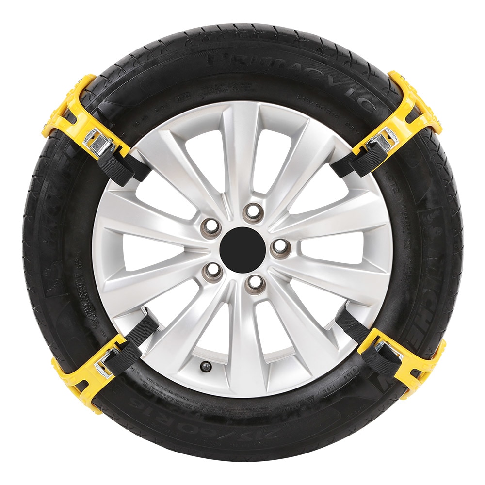 FLY5D Winter Car PU Universal Tire  Anti-skid Wheel Chains Suit 165-275mm Tires Tyre Winter Roadway Safety Anti-Skid Tire Chains