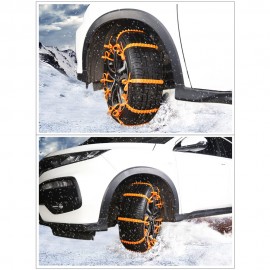 Antiskid Chain Of Snowfield Cross-country Tires Emergency Antiskid Belt For Cars 10pcs Nylon Anti Skid Snow Chains