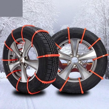 Car supplies trolley snow chain free jack emergency tire snow chain for car suv suv modification