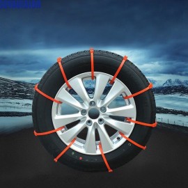 10pcs Lot Car Universal Mini Plastic Winter Tyres wheels Snow Chains For Cars/Suv Car-Styling Anti-Skid Autocross Outdoor #0926