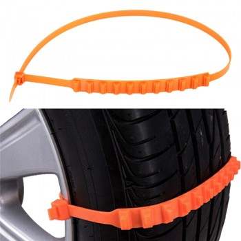 1pc Good Sale antiskid chain of snowfield cross-country tires emergency antiskid belt for cars