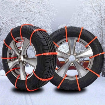 1pc Good Sale antiskid chain of snowfield cross-country tires emergency antiskid belt for cars