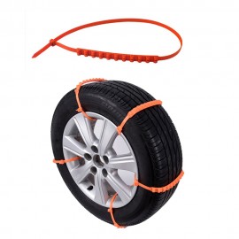 10Pcs Nylon Winter Anti-skid Tire Chains for Car Snow Mud Wheel Tyre Thickened Tire Tendon Wheels Tires amp; Parts