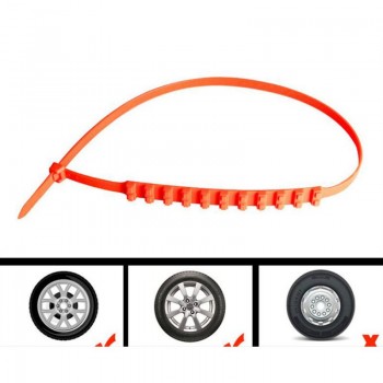 Snow Chains 10pcs Car Tires Winter Snow Anti-Skid Chain Plastic Tendon Thick SUV Bread Off-Road Car Tire Cable Harness Car Shape