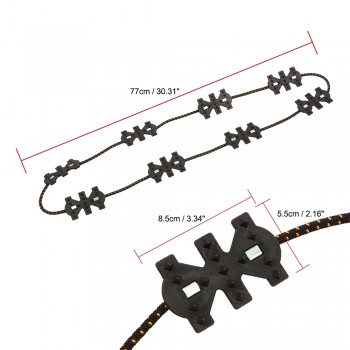 Car Snow Chains Anti Slip Universal Snow Chains Tire Emergency Winter Driving Fits for Cars Truck