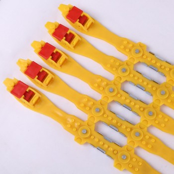 2019 FLY5D Snow Chain Two steel nails Anti-skid Wear Resistant And Anti-aging Material Universal For Automobile Car Tire Widths