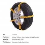 Car Snow Tire Chains Anti-skid Chain Beef Tendon TPU Belt Tire Anti Skid Winter Accessories Thickened Wheel Tyres Anti-Slip