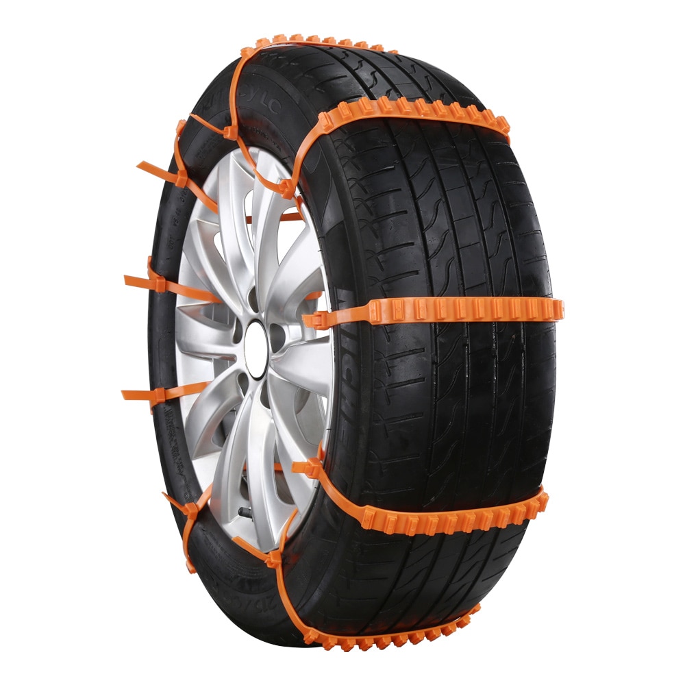 FLY5D 2018 Car Snow Chain Sand And Snow Emergency Tire Slip Chain Article 10 The Loading OPP Bags For  155-285mm Car Tire Widths