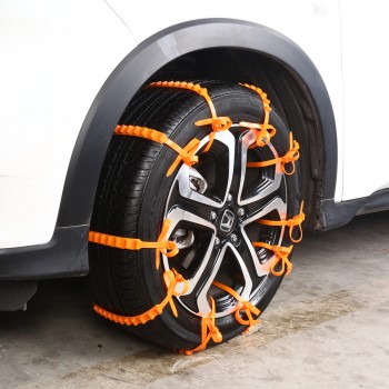 FLY5D 2018 Car Snow Chain Sand And Snow Emergency Tire Slip Chain Article 10 The Loading OPP Bags For  155-285mm Car Tire Widths