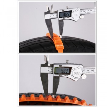 FLY5D 2018 Car Snow Chain Sand And Snow Emergency Tire Slip Chain Article 10 The Loading OPP Bags For  155-285mm Car Tire Widths