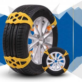 2 Colors New Car Tire Snow Chain Thickening Type Universal Buckle Type Emergency Tire Snow Chain High Toughness