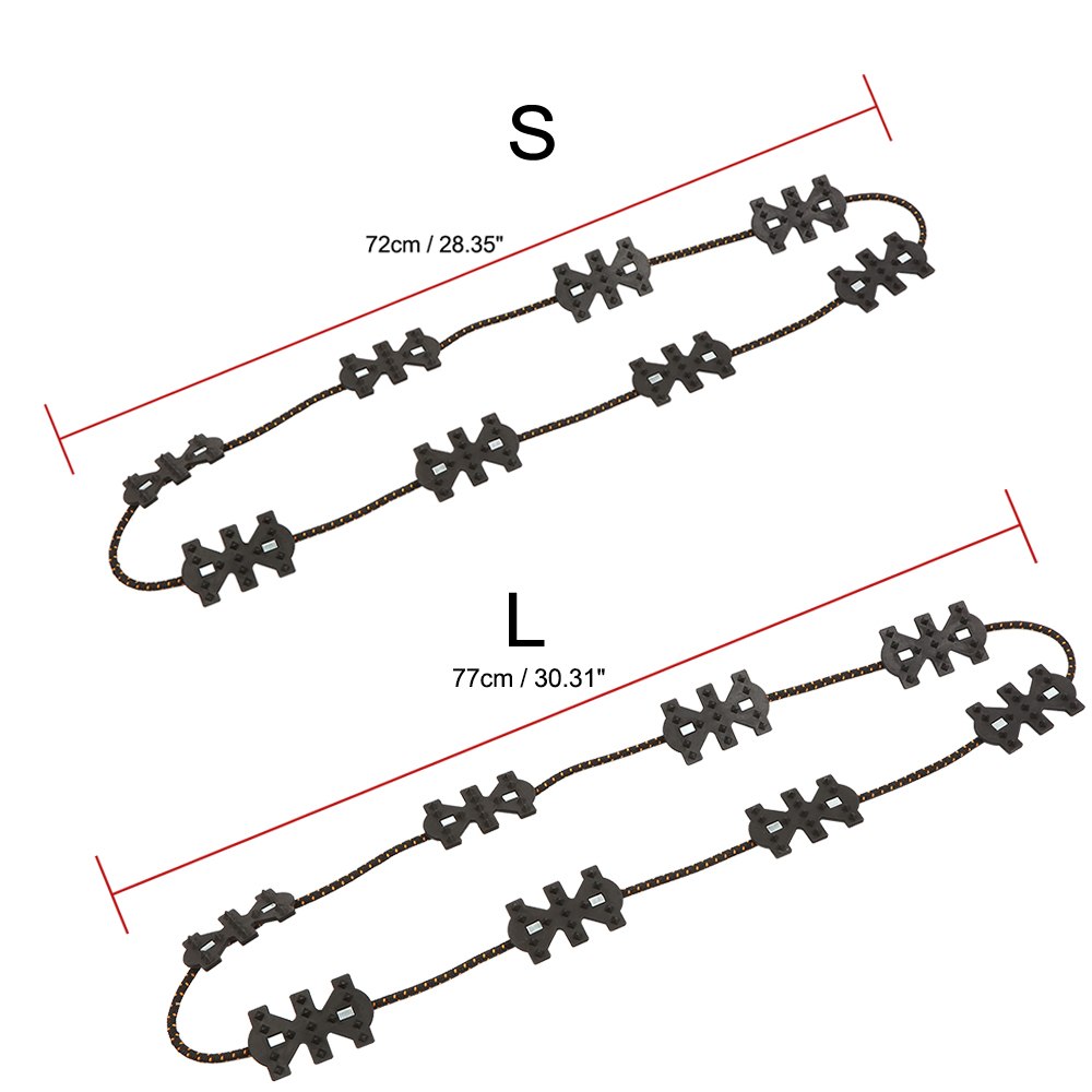 New Car Snow Chains Anti Slip Snow Chains Tire Emergency Winter Driving Fits for Universal Cars Truck