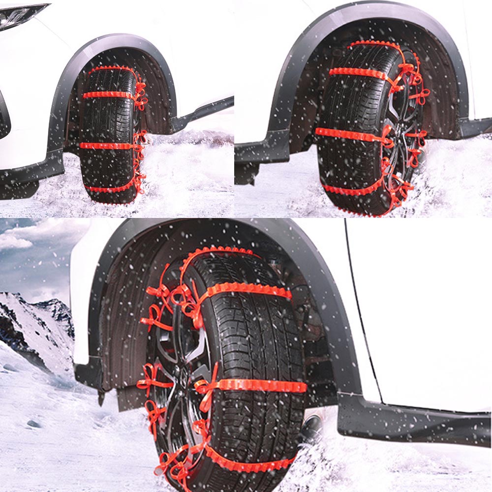 Universal Car Emergency Wheel Tire Snow Anti-skid Emergency Chain for Car Off road Vehicle SUV Winter Safety Driving