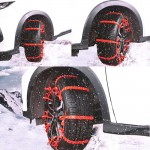 Universal Car Emergency Wheel Tire Snow Anti-skid Emergency Chain for Car Off road Vehicle SUV Winter Safety Driving