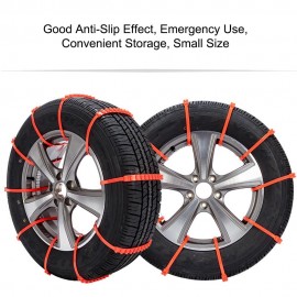 Car-styling Universal Car Emergency Wheel Tire Snow Anti-skid Emergency Chain for Car Off road Vehicle SUV Winter Safety Driving