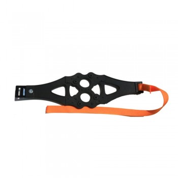 1pcs Car Truck Snow Wheel TPU Chain Winter Tire Adjustable Anti-skid Belt Double Snap Skid Wheel TPU Chains Yellow Black