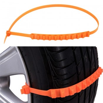 Good Sale 1pc antiskid chain of snowfield cross-country tires emergency antiskid belt for cars