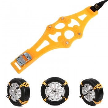 Universal Car Tyre Winter Roadway Safety Tire Snow Adjustable Anti-skid Safety Double Snap Skid Wheel Chains