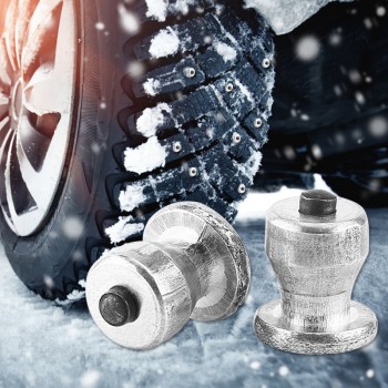 100pcs Winter Wheel Lugs Car Tires Studs Screw Snow Spikes Wheel Tyre Snow Chains Studs For Shoes ATV Car Motorcycle Tire 8x10mm