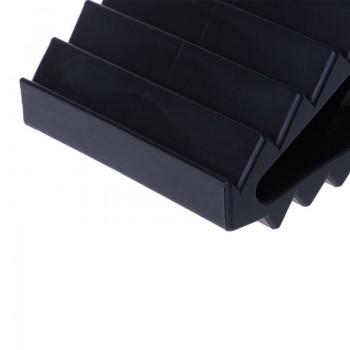 2 Pcs Antislip Vehicle Car Truck Wheel Tire Chock Stop Block Black