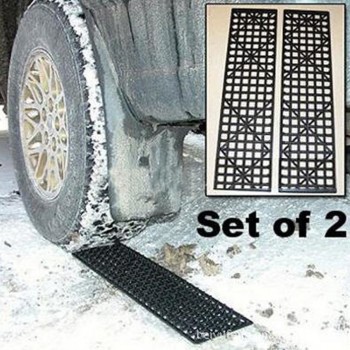 Professional 2pcs Car Off The Hook Plate Tire Skid Plate Self-Driving Off-Road Equipment Slide Anti Skid Carpet Car Accessories