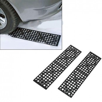 Professional 2pcs Car Off The Hook Plate Tire Skid Plate Self-Driving Off-Road Equipment Slide Anti Skid Carpet Car Accessories