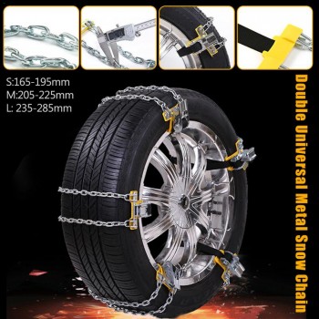 Car Universal Mini Anti-Skid Chain Manganese Steel Winter Tyres Wheels Snow Chains For Cars/For Suv Outdoor Car-styling Hot 11