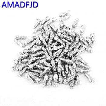 AMADFJD Spikes For Car Tires For Winter Spikes For Tires 8mm For Atv Car Wheel Lugs Tyre Anti-Slip Nail Spikes Car Accessories