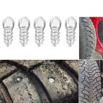 100 PCS Tire Stud Screw Car Tires Studs Screw Snow Spikes Wheel Tyres Anti-Slip Studs For Car Vehicle Truck Motorcycle Tires